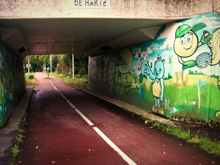 Bike tunnel ‘de Hakte’ – Hengelo, the Netherlands