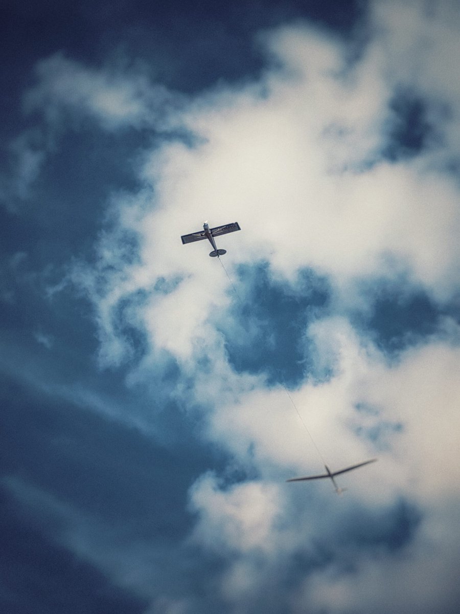 Glider above Twente Airport – Hengelo, the Netherlands