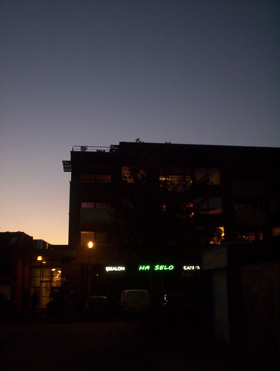 Parkinglot at twilight – Hengelo, the Netherlands