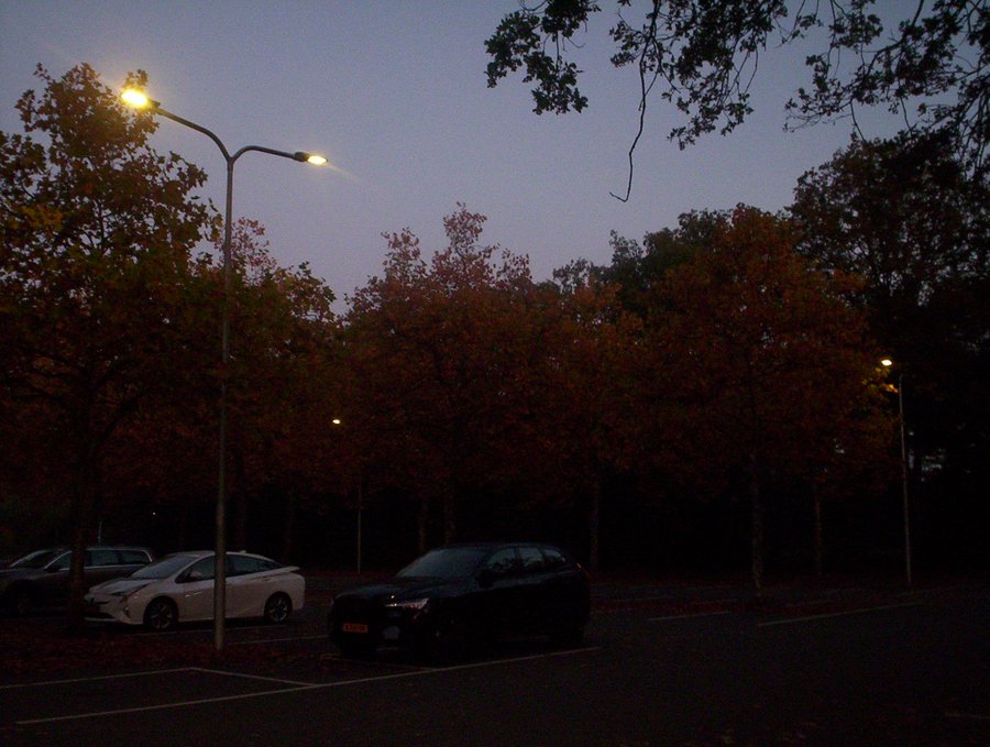Parkinglot in the morning – Hengelo, the Netherlands