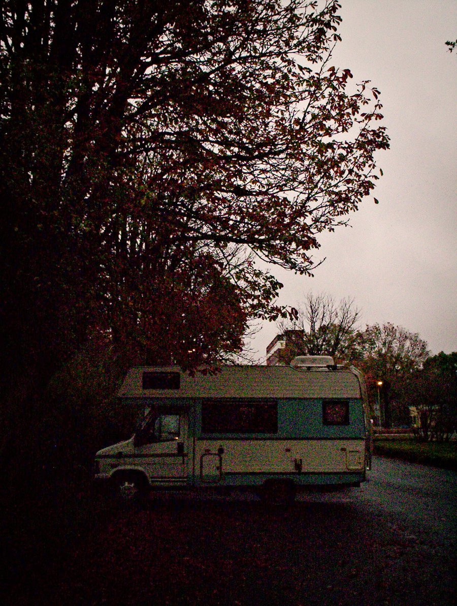 Camper at dawn – Hengelo, the Netherlands