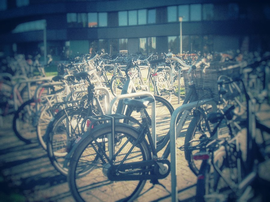 Bikes at the Stork school – Hengelo, the Netherlands