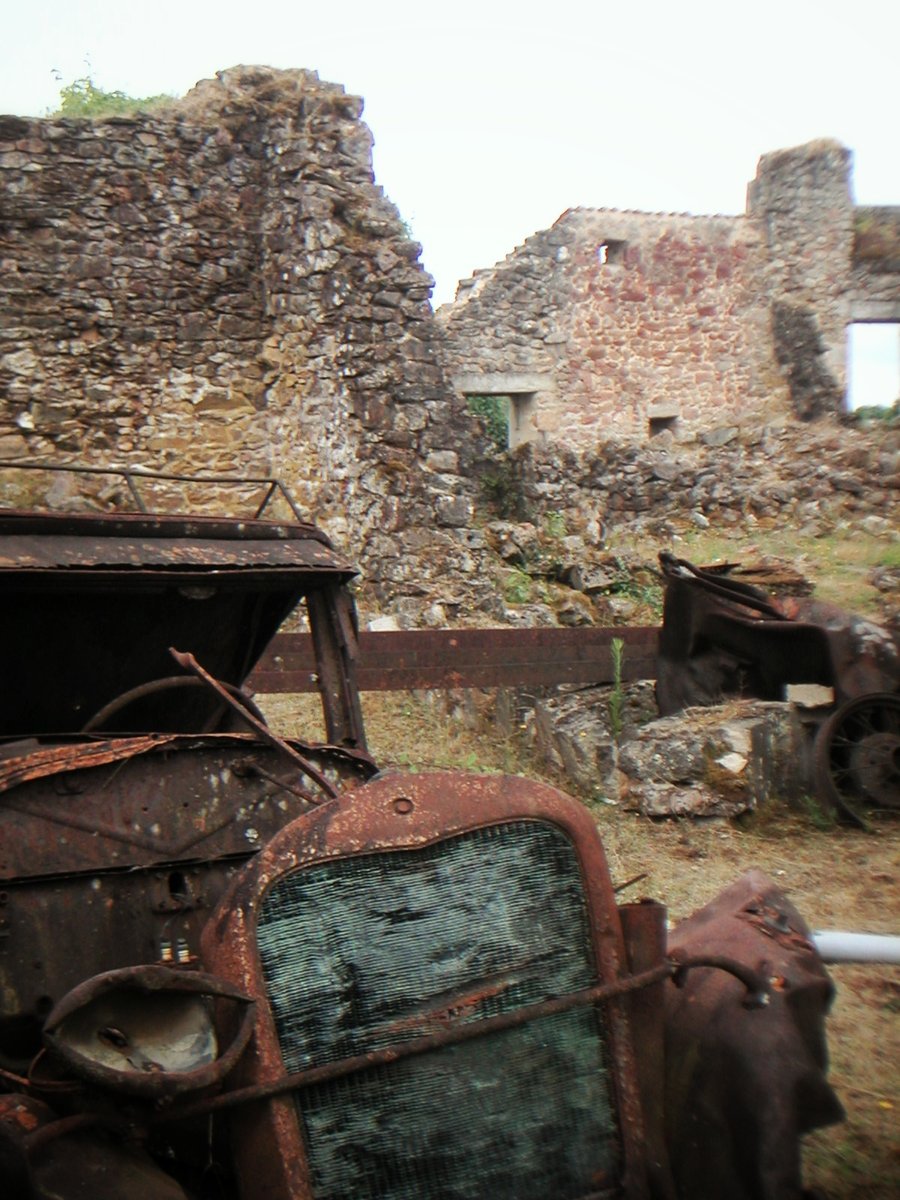 Village martyr d’Oradour-sur-Glane, France