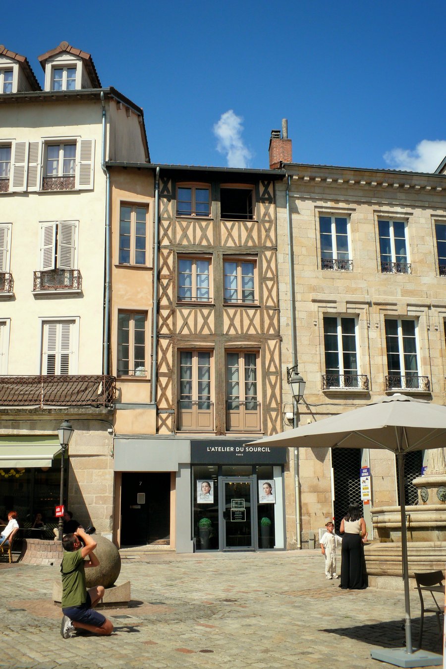 Limoges city centre part 2, France
